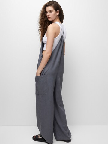 Pull&Bear Jumpsuit in Grau