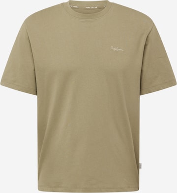 T-Shirt 'CONNOR' Pepe Jeans en vert : devant