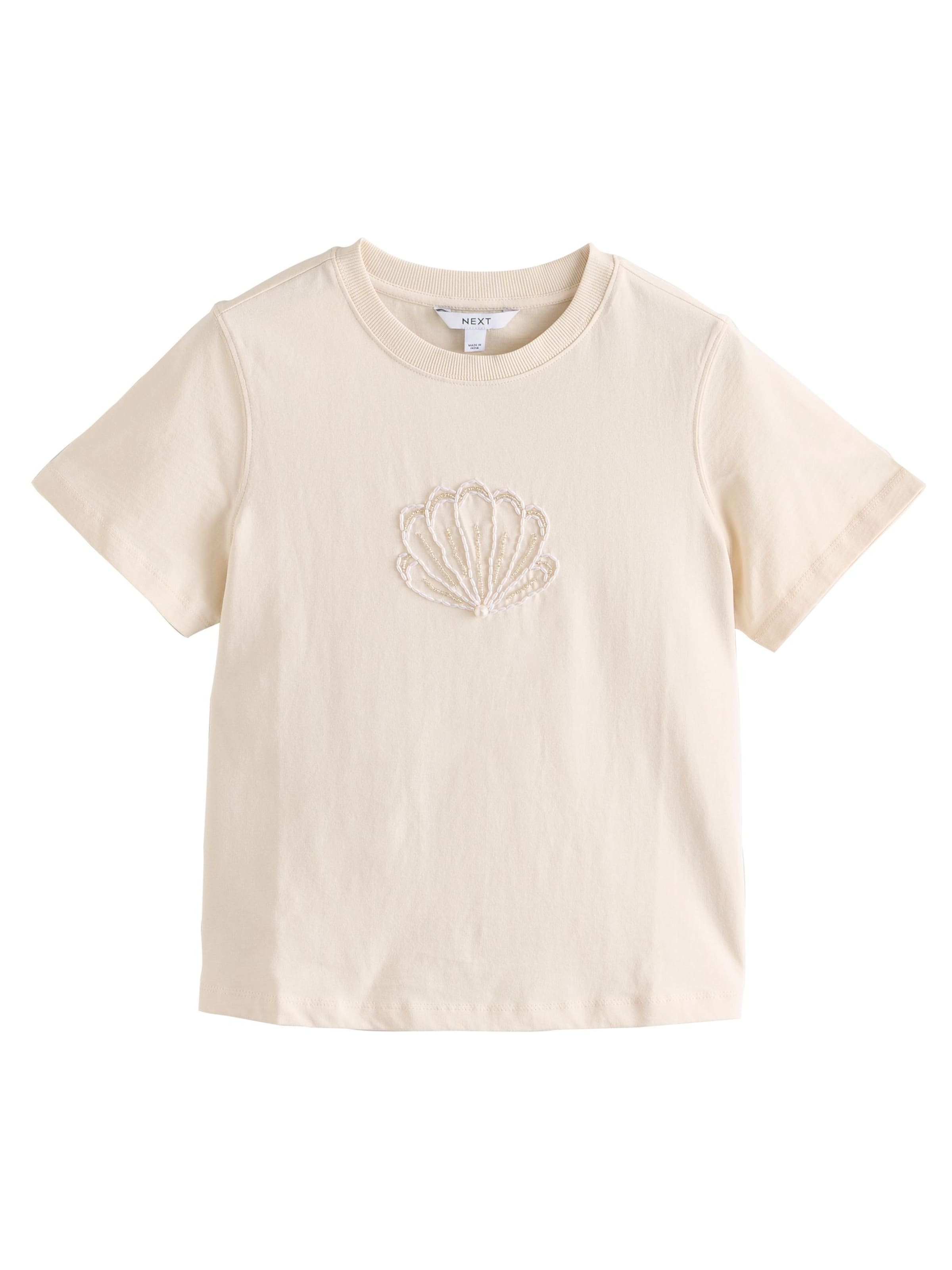 Next Shirts i beige: forside