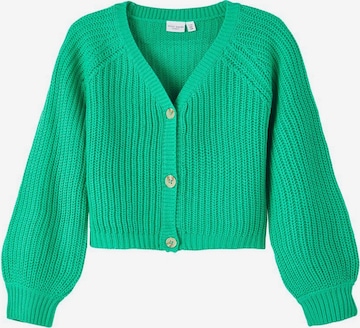 NAME IT Knit Cardigan 'Valea' in Green: front