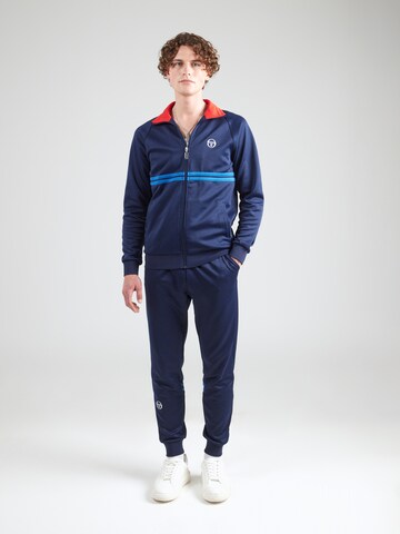 Completo per l'allenamento 'DALLAS' di Sergio Tacchini in blu: frontale