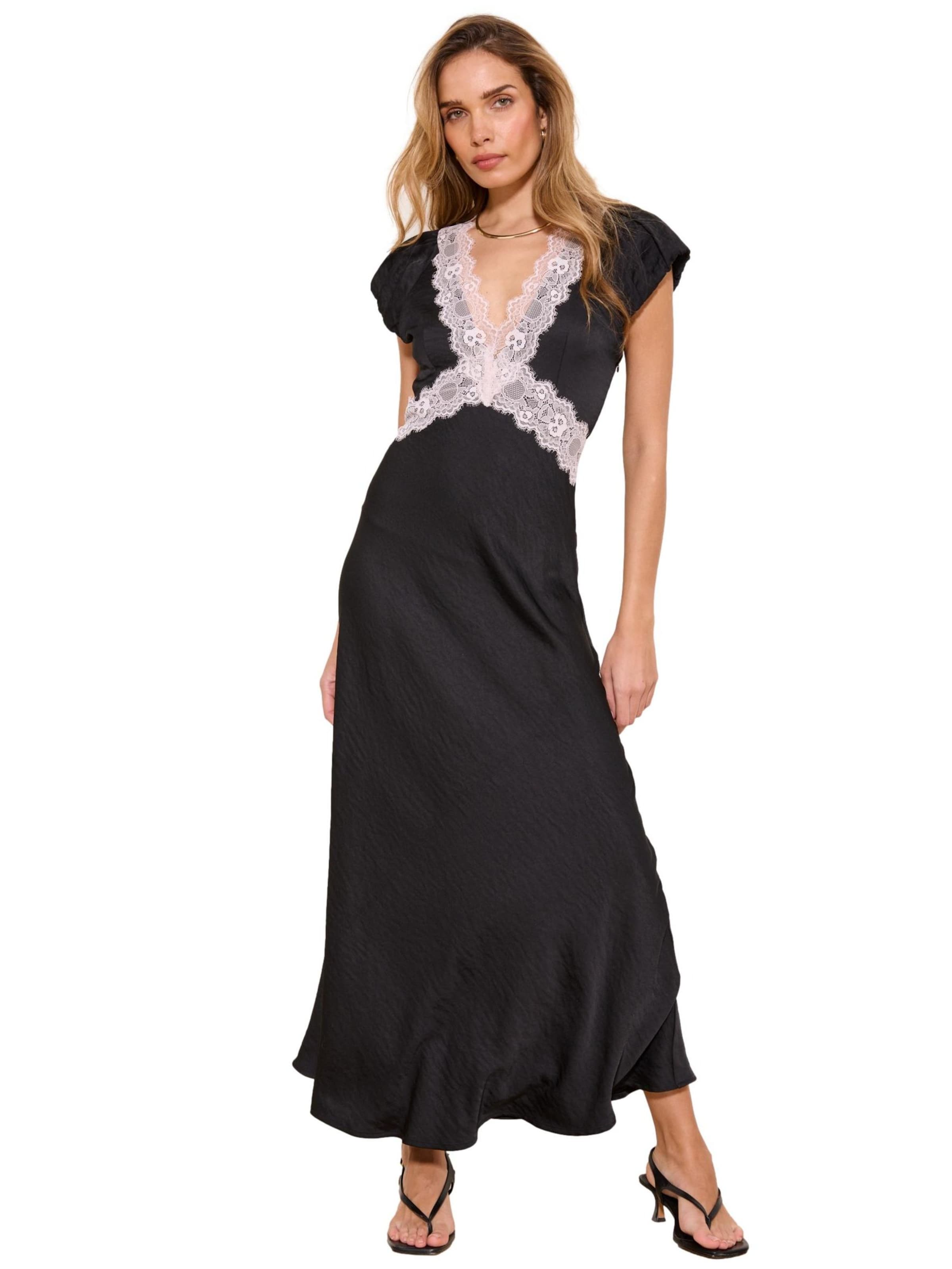 Robe de soirée Lipsy en noir : devant