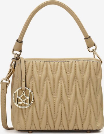 Kazar - Bolso de mano en beige: frente