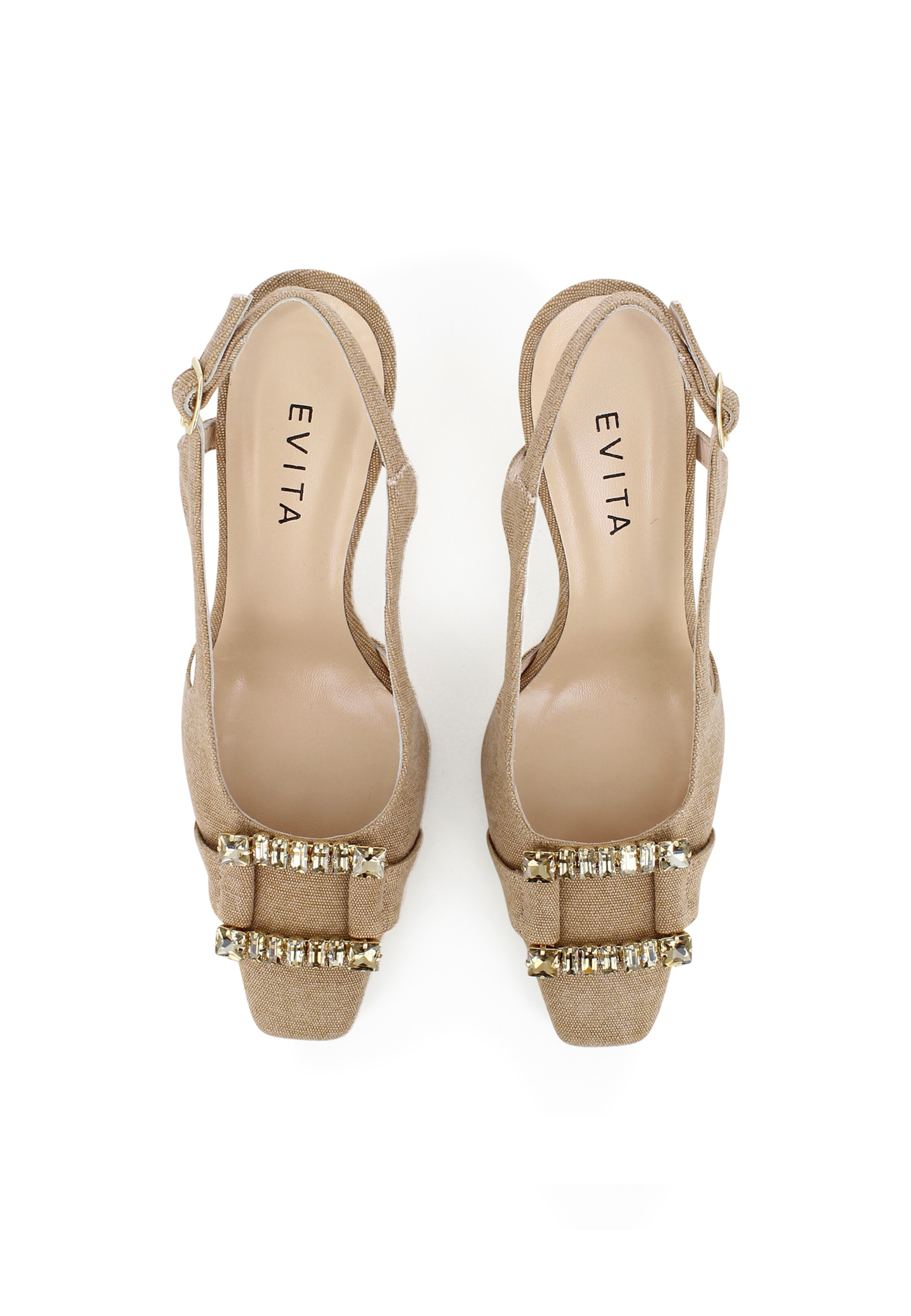 EVITA Slingpumps 'CARMELA' in Beige