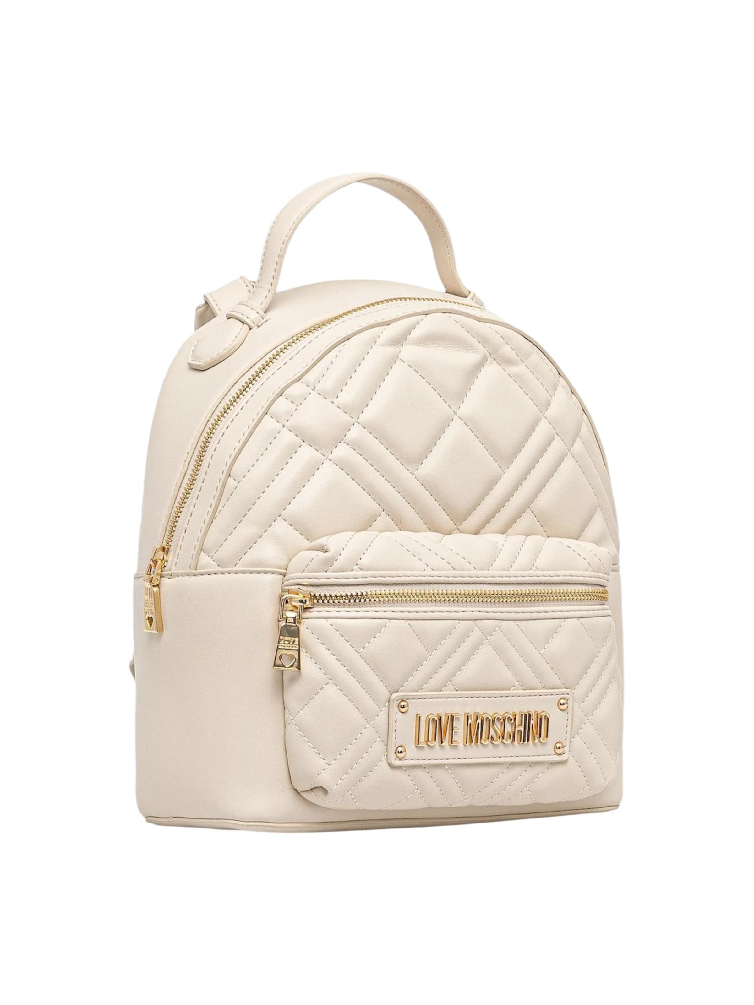 Love Moschino - Mochila 'QUILTED' en beige