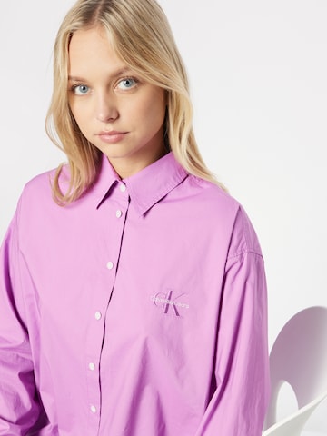 Calvin Klein Jeans Bluza | vijolična barva
