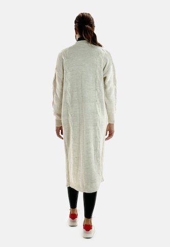 Elara Gebreid vest in Beige