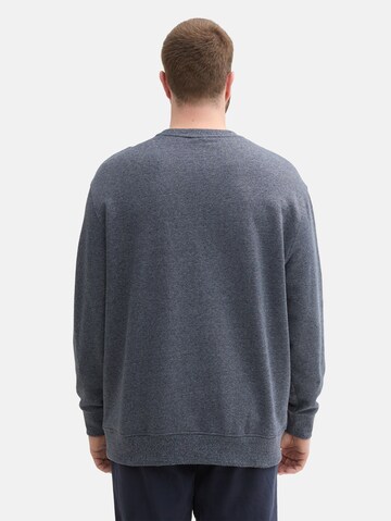 Sweat-shirt TOM TAILOR Men + en bleu