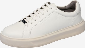 Sneaker bassa di Baldessarini in bianco: frontale