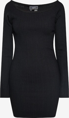 faina Dress in Black: front