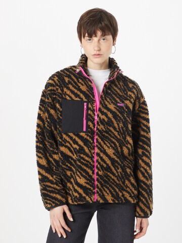 LEVI'S ® Поларено яке 'Big Foot Sherpa Jacket' в кафяво: отпред