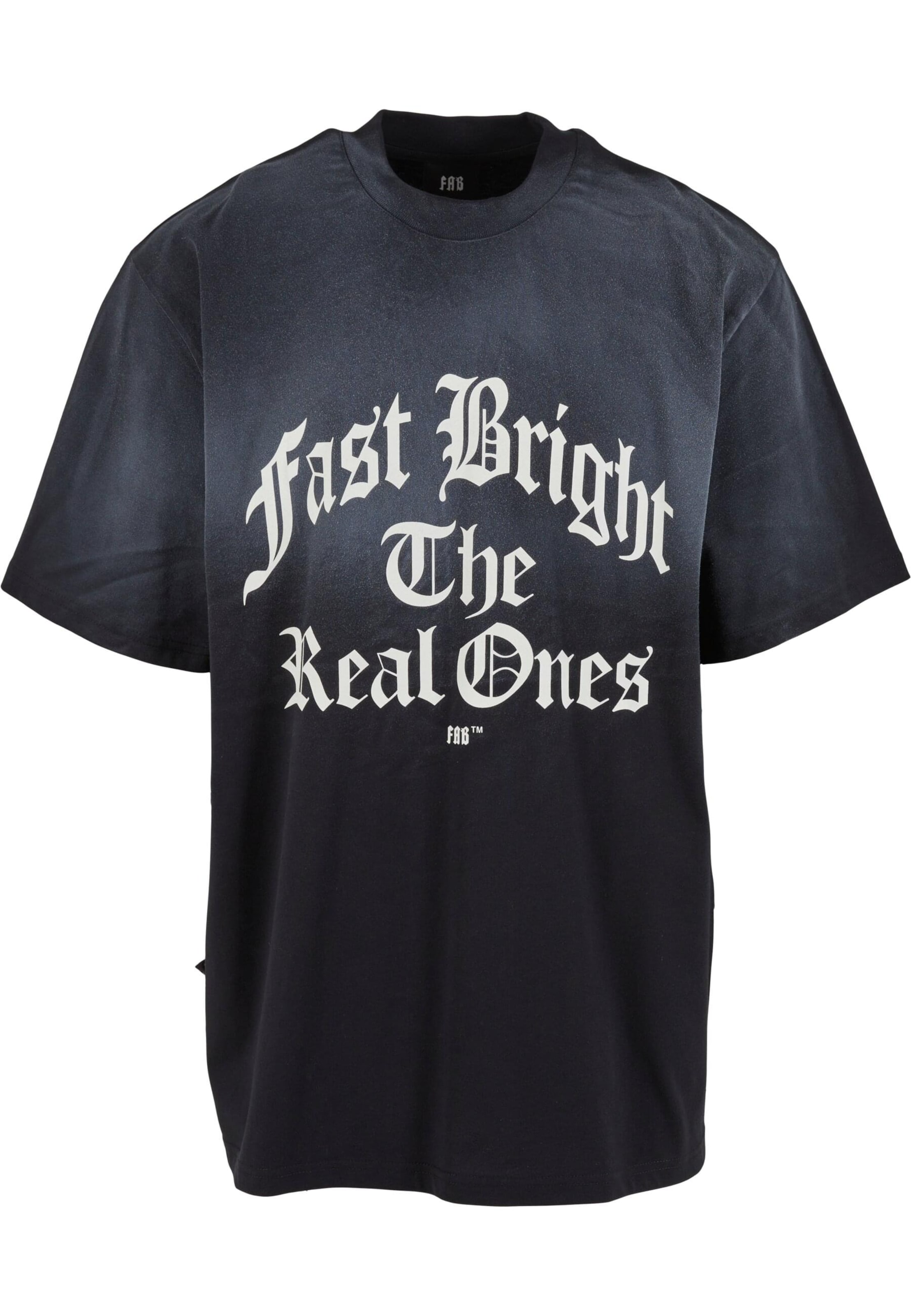 Fast & Bright T-shirt 'Fast and Bright' i svart: framsida