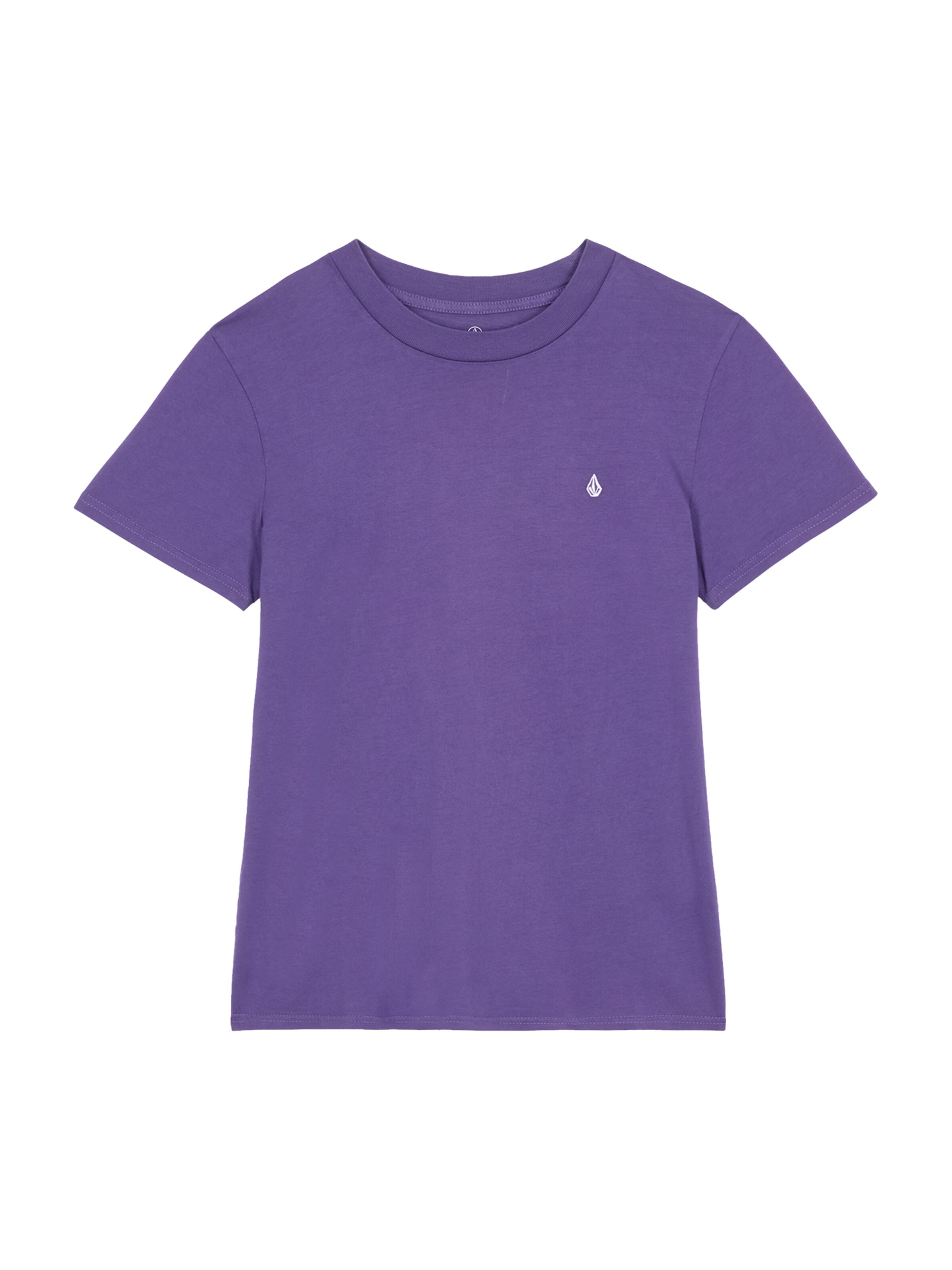 Volcom T-Shirt 'Solid Stone EMB' in Lila: Vorderseite