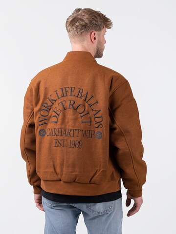 Carhartt WIP Jacke ' Work Varsity' in Braun