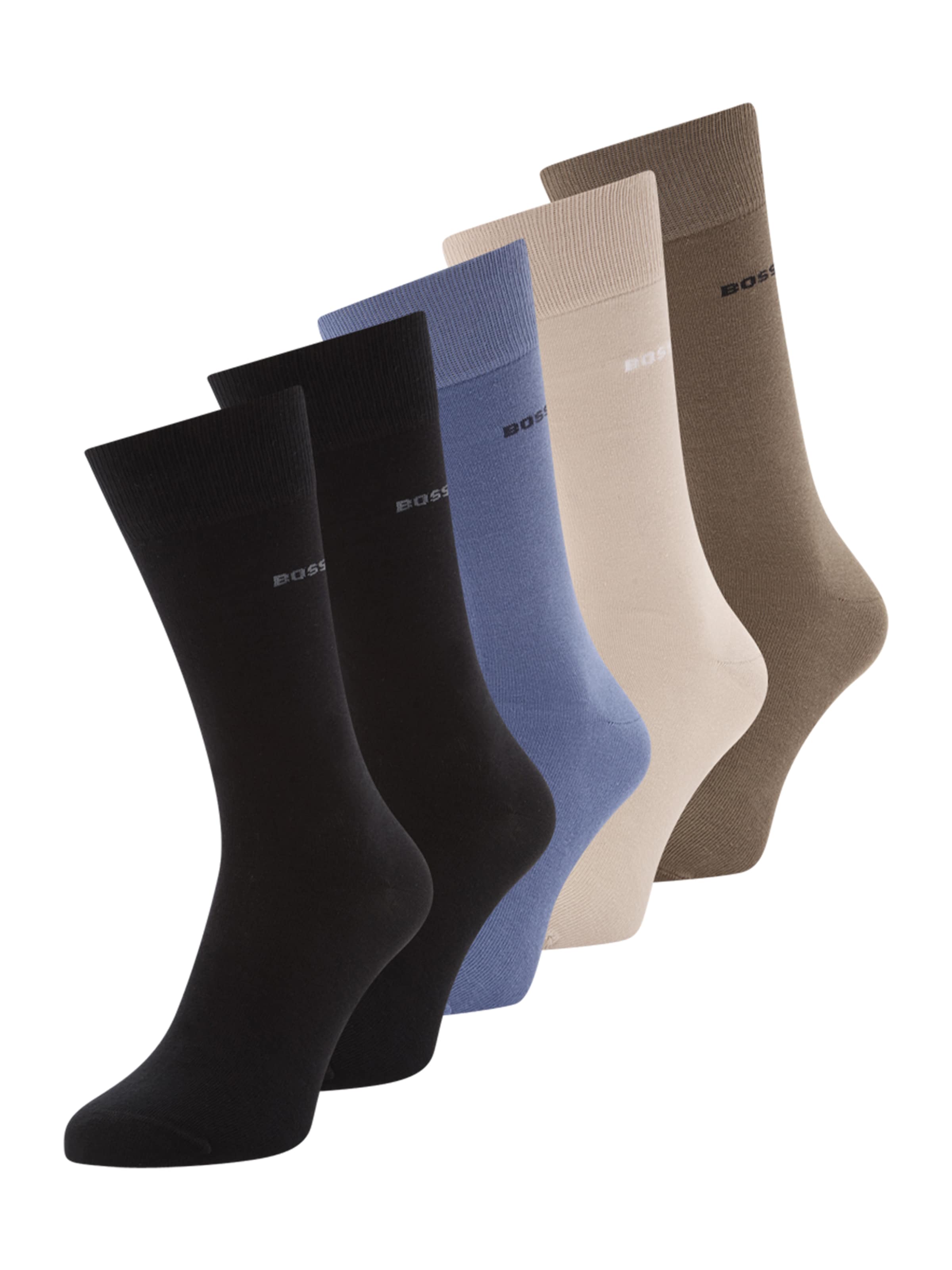 Chaussettes BOSS en beige : devant