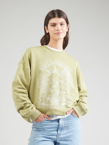 BILLABONG Sweatshirt 'RIDE IN' in Groen: voorkant