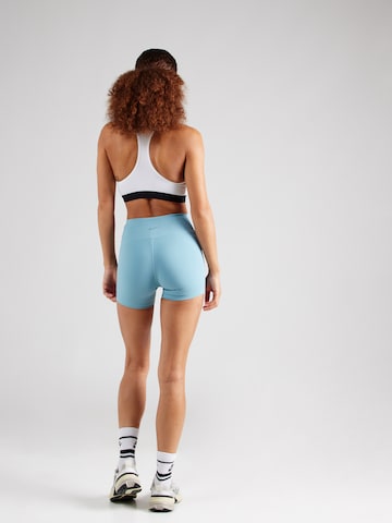NIKE Skinny Sportbroek 'ONE' in Blauw