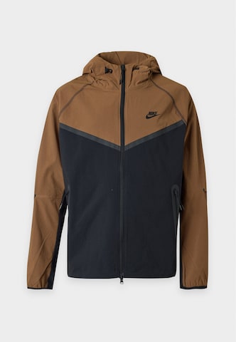 Nike Sportswear Преходно яке в черно: отпред