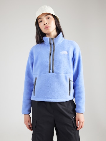 THE NORTH FACE Pulóver 'Fleeski' - kék: elől