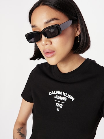 Calvin Klein Jeans Shirt 'Varsity' in Black