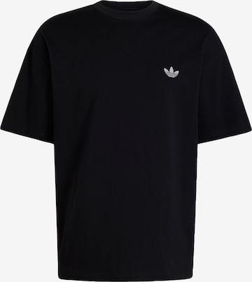 ADIDAS ORIGINALS - Camiseta 'Trefoil Essentials' en negro: frente
