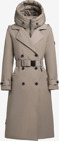 Žieminis paltas 'Elena-YM' iš khujo, spalva – rusvai pilka, Prekių apžvalga