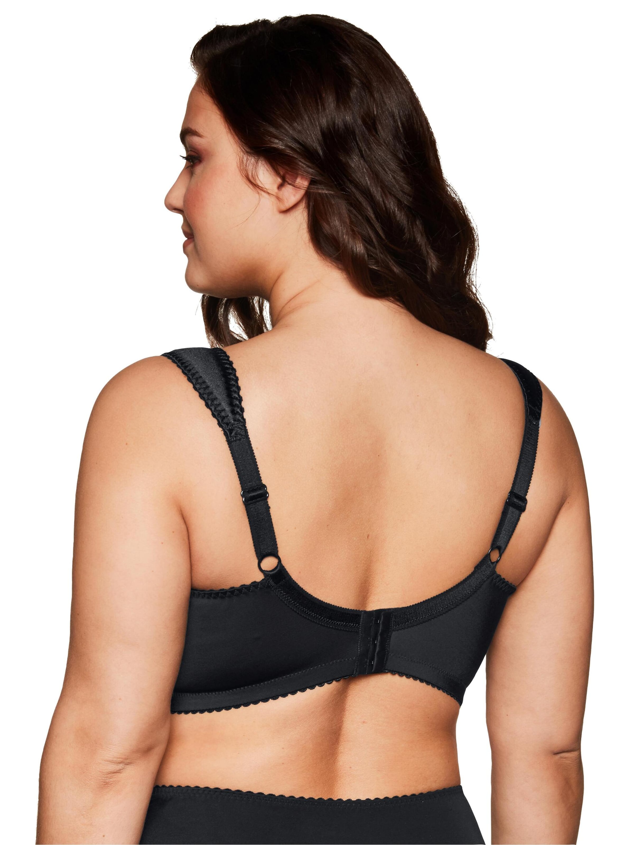 SHEEGO Zmenšujúca Zmenšujúca podprsenka - Čierna
