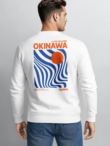 Neverless Sweatshirt 'Okinawa' in White
