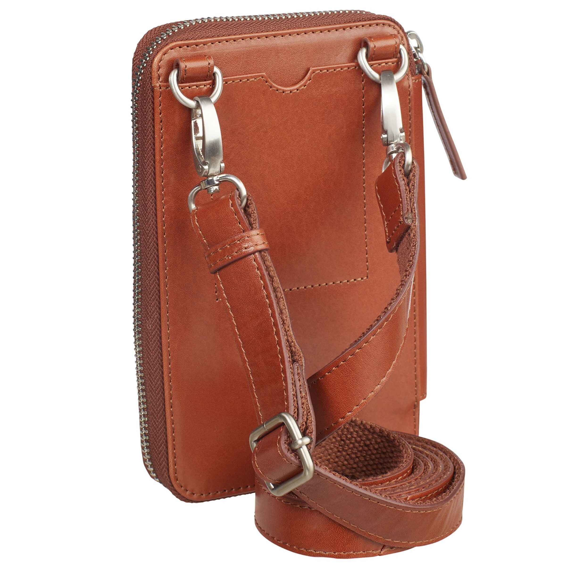 LEONHARD HEYDEN Smartphone case 'Cambridge' in Brown
