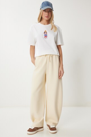 Maglietta di Happiness İstanbul in bianco