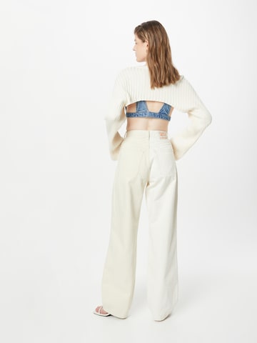 Dr. Denim Wide leg Jeans 'Donna' in White