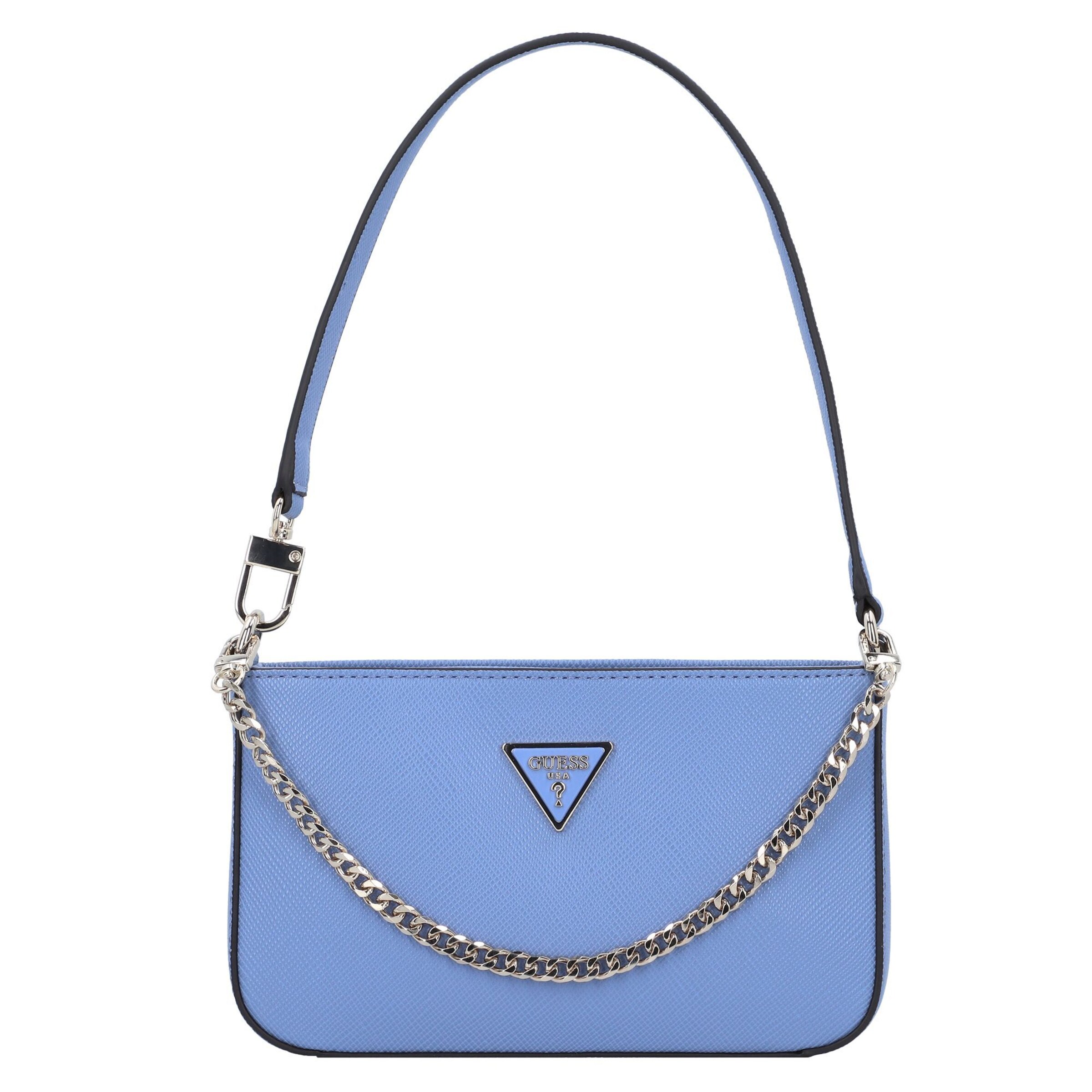 GUESS Schultertasche 'Noelle' in Blau: Vorderseite