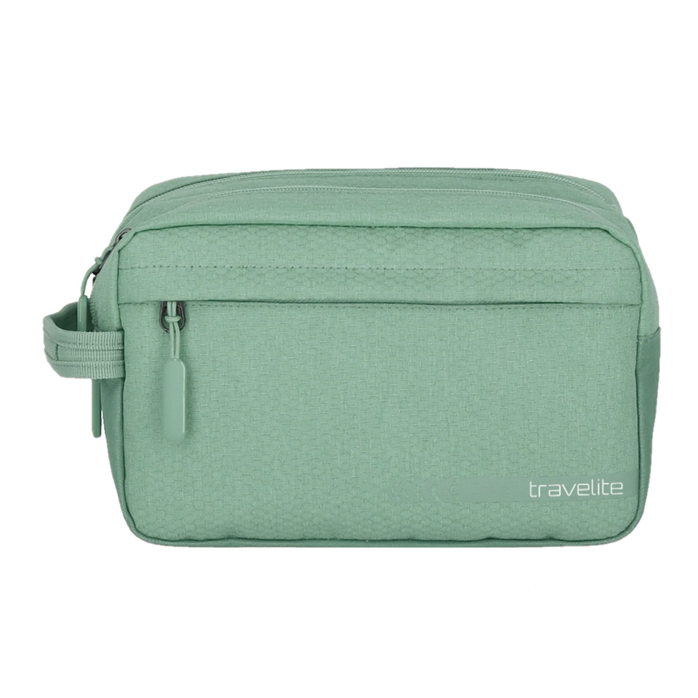 TRAVELITE Toiletry Bag 'Kick Off' in Green: front
