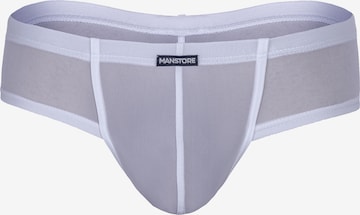 Manstore Panty ' M101 Cheeky Brief ' in White: front