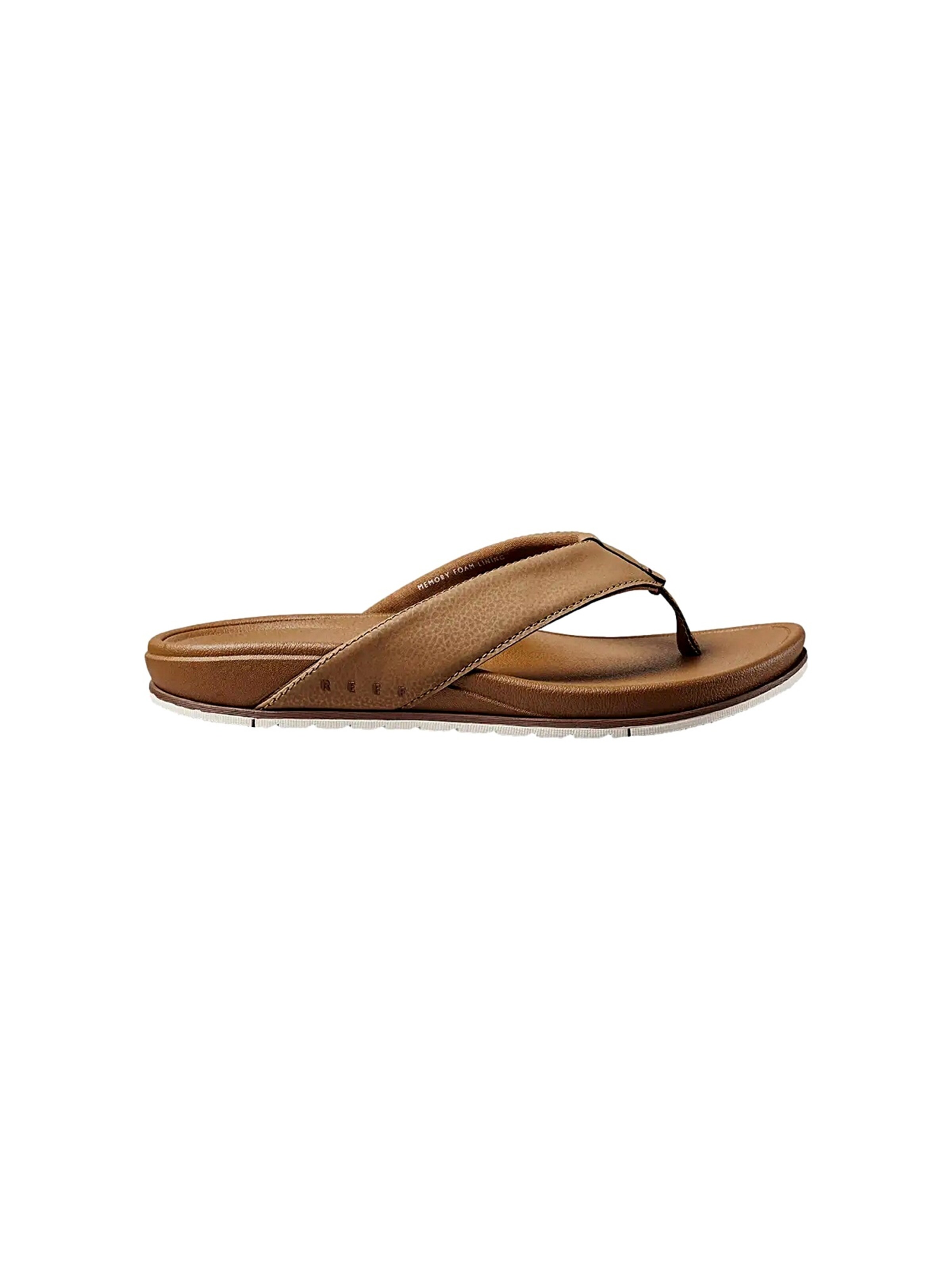 REEF Pantoletter 'Cushion Bonzer' i brun: forside