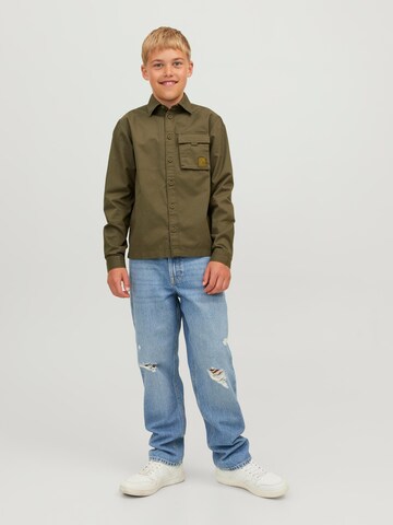 Jack & Jones Junior Regular Fit Hemd 'Dust' in Grün