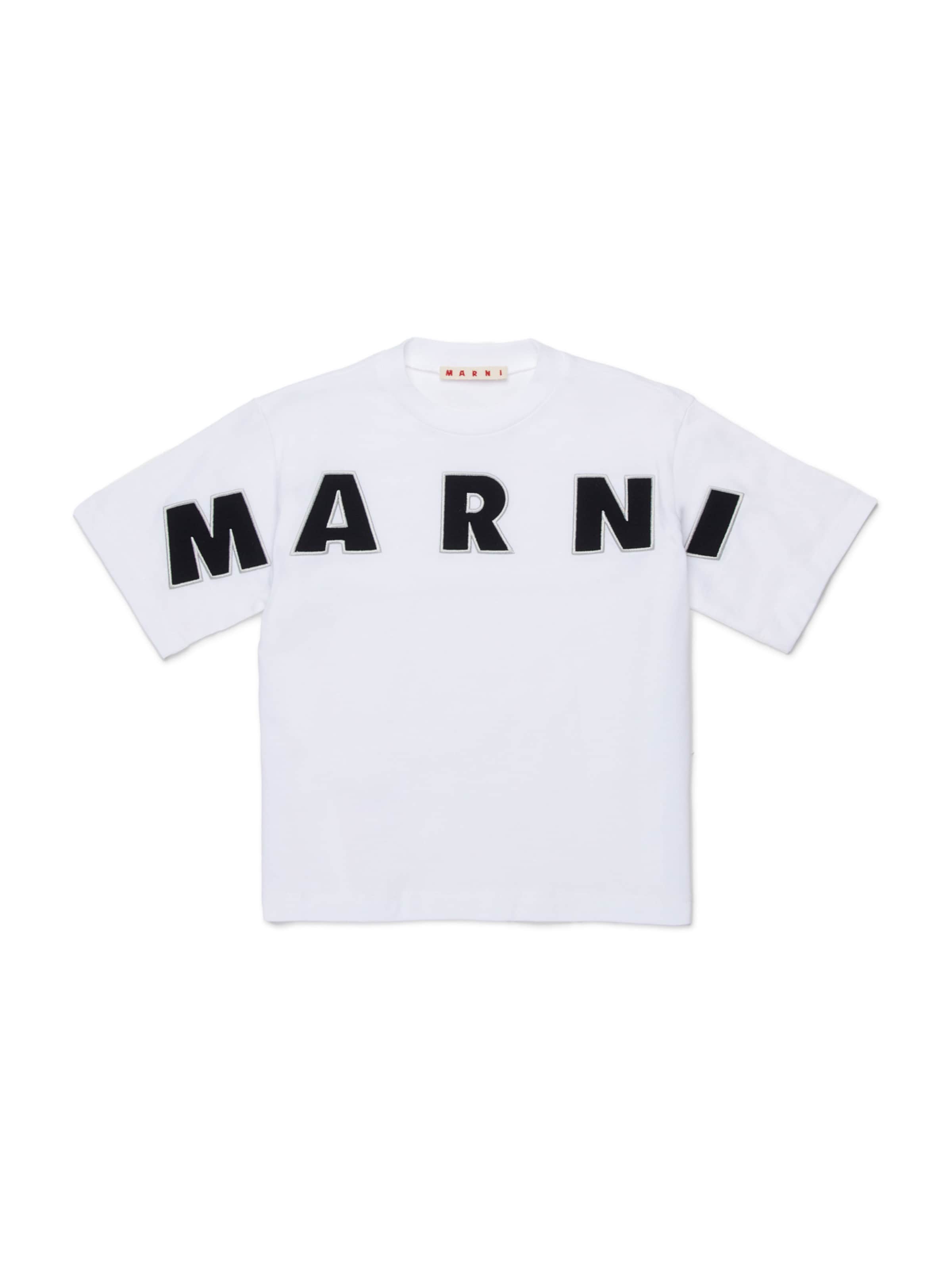Marni - Camiseta en blanco: frente