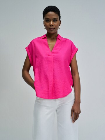 Salsa Jeans Bluse in Pink: Vorderseite