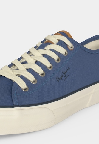 Pepe Jeans Rövid szárú sportcipők 'TAYLOR MATCH' - kék