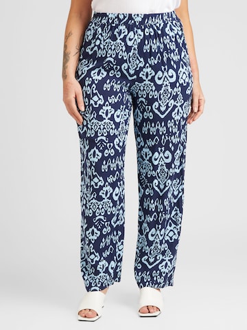 ONLY Carmakoma Wide leg Pants 'MARRAKESH' in Blue: front