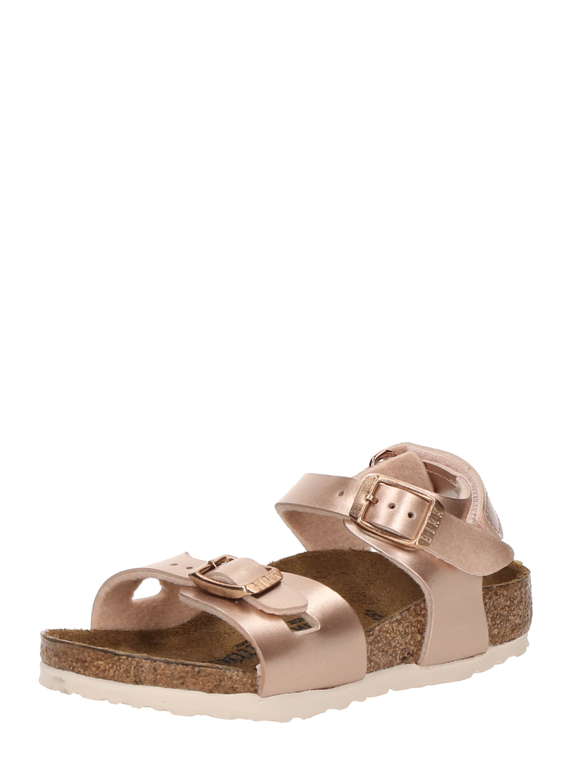 BIRKENSTOCK Open shoes 'Rio' in Bronze: front