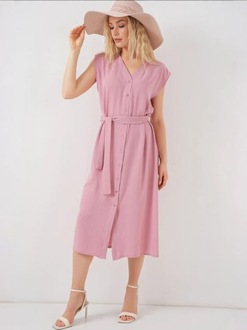Abito camicia 'Midi' di Bigdart in rosa
