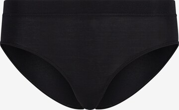 HUBER Rioslip ' Soft Modal ' in Schwarz: Vorderseite