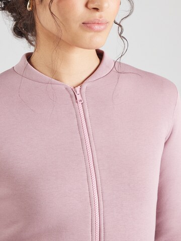 ABOUT YOU - Sudadera con cremallera 'Frederike' en rosa
