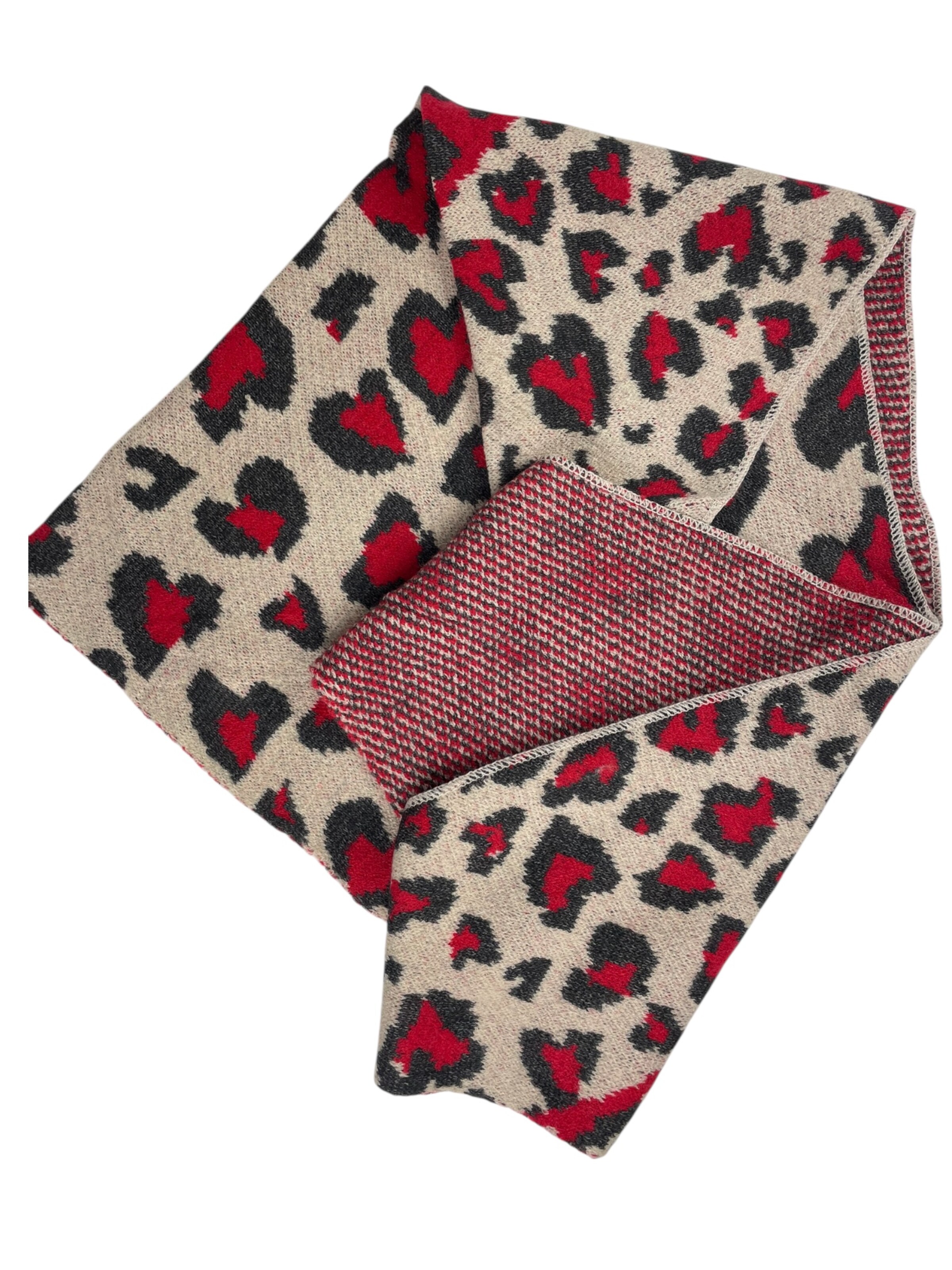 Kumixi Scarf 'Leo' in Red