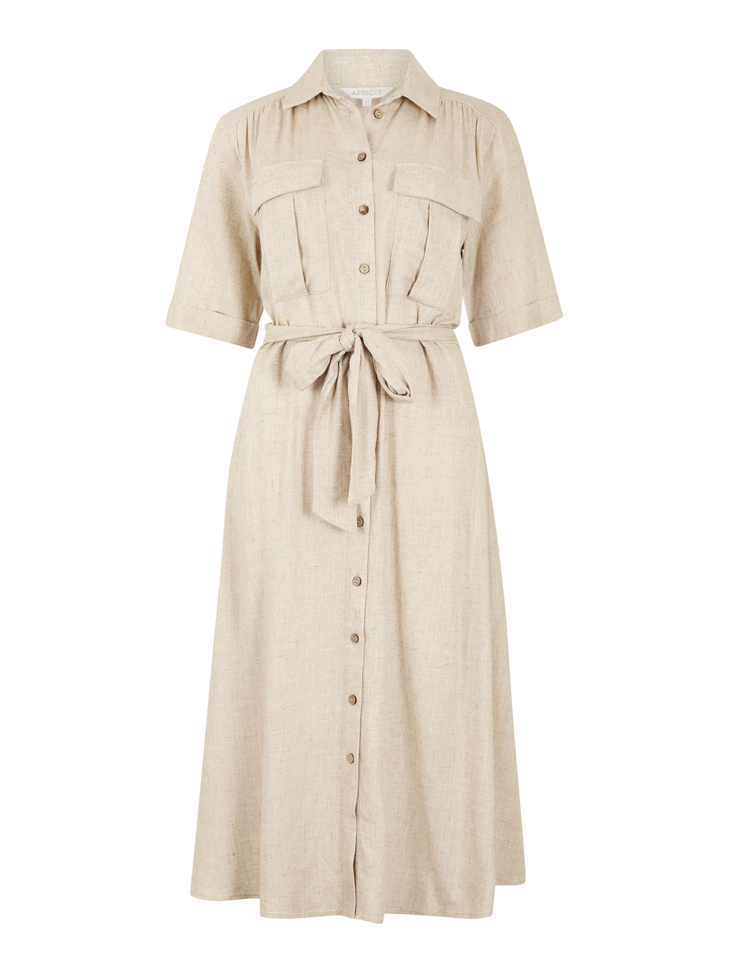 Robe-chemise Apricot en beige : devant