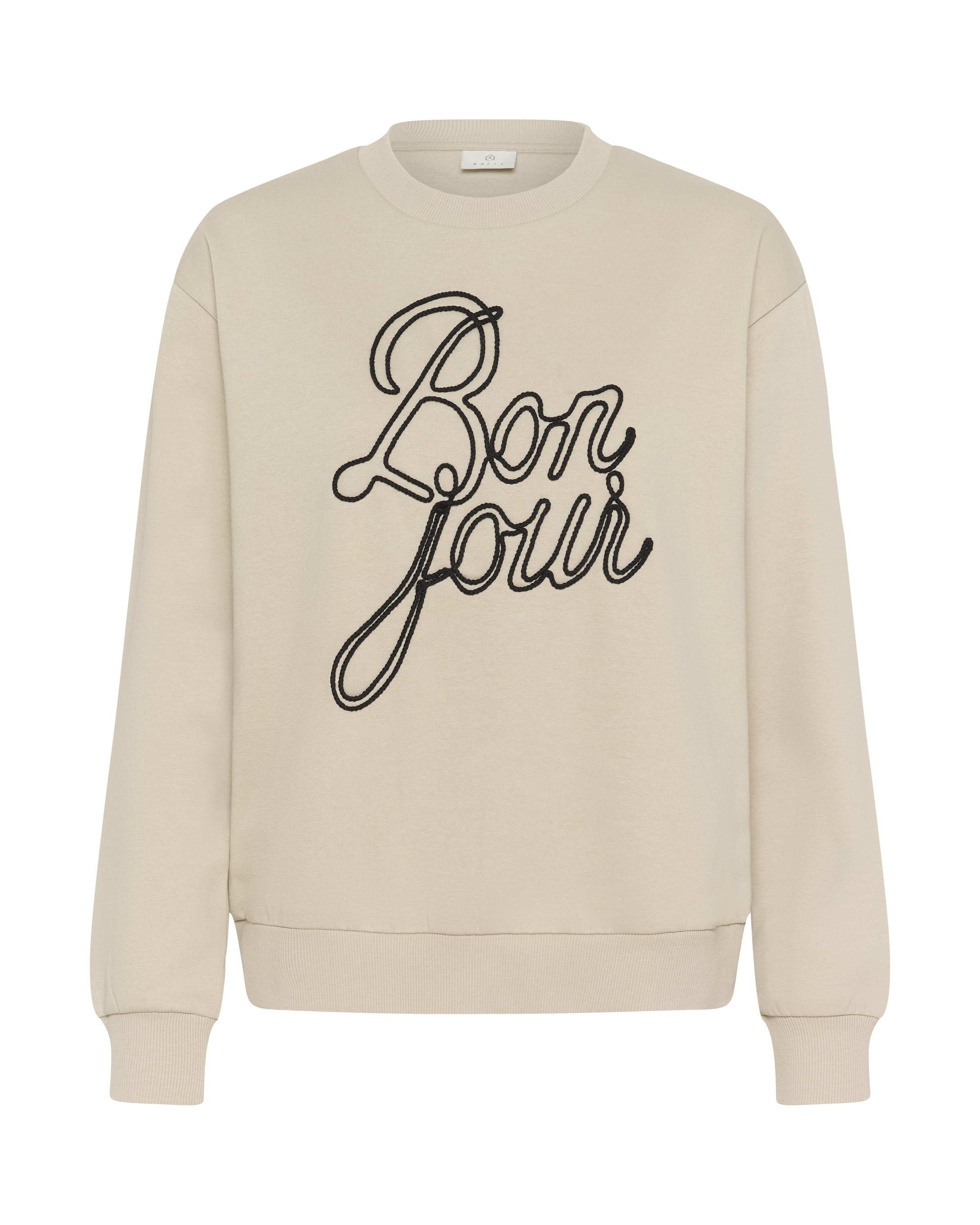 Kaffe - Sweatshirt 'Berta' em bege: frente