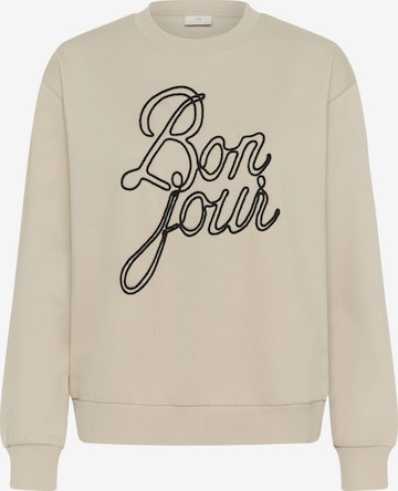 Sweat-shirt 'Berta' Kaffe en beige : devant