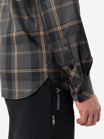 VAUDE Regular fit Functioneel overhemd 'Neshan' in Zwart