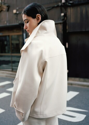 MANGO Between-Season Jacket 'Shoper' in Silver